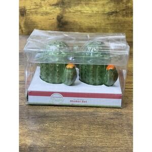 Desert Southwest Cactus Salt and Pepper Shaker Set with Stoppers